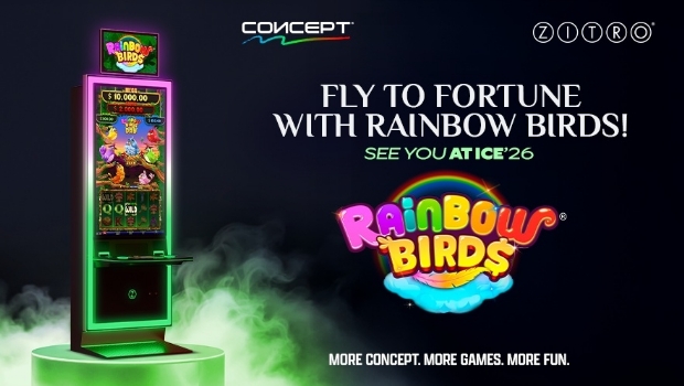 Voe rumo à fortuna com “Rainbow Birds” da Zitro