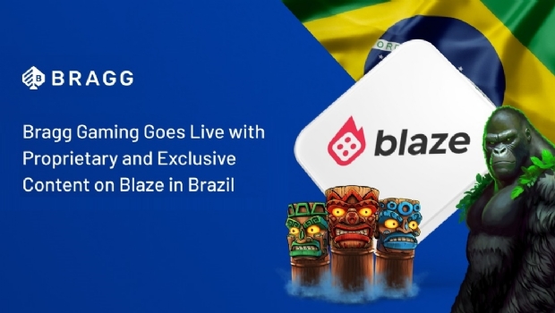 Bragg Gaming lança conteúdo proprietário e exclusivo na Blaze no Brasil