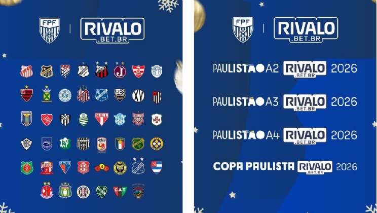 FPF e Rivalo anunciam maior patrocínio coletivo da história do futebol brasileiro