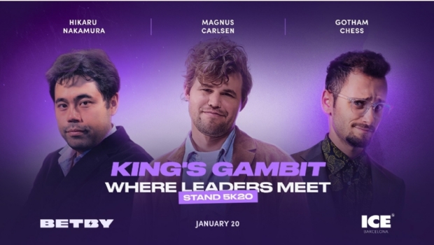 Carlsen, Nakamura e GothamChess se unem à BETBY para masterclass de xadrez na ICE Barcelona