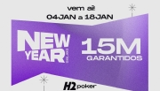 Com mais de R$ 15 milhões garantidos, New Year Series começa neste domingo (4) no H2poker online