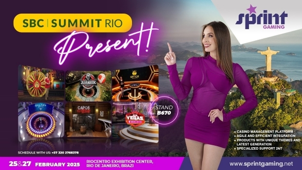 Sprint Gaming to present at SBC RIO as the best 100% customizable live casino solution