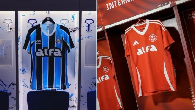 Grêmio e Inter anunciam a Alfa.bet como patrocinador máster e a marca já será estampada nesta rodada