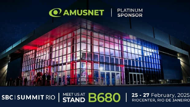 Amusnet assume o centro das atenções como principal patrocinadora Platinum no SBC Rio 2025