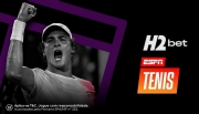 H2bet patrocina transmissões de tênis nos canais ESPN em 2025