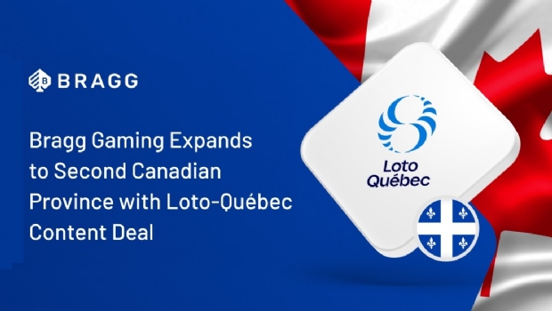 Bragg Gaming expande para a segunda província canadense em acordo de conteúdo com a Loto-Québec