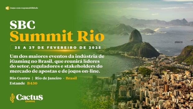 Cactus Gaming is official Premium sponsor of SBC Summit Rio