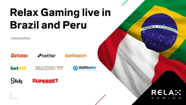 Relax Gaming continua expansão na América Latina entrando no Brasil e Peru
