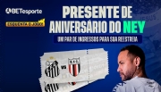 No aniversário de Neymar, BETesporte presenteia fãs com ingresso para a estreia do craque