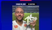 7K premia Neymar com o troféu “Craque do Jogo” após seu esperado retorno ao futebol brasileiro