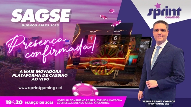 Sprint Gaming leva suas soluções inovadoras de cassino ao vivo à SAGSE Latam 2025