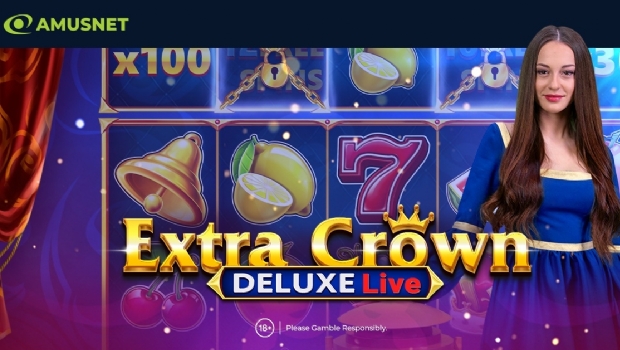 Amusnet lança Extra Crown Deluxe Live, seu primeiro jogo de caça-níqueis ao vivo