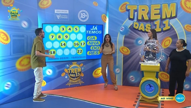 Trem das 11 acumula e vai sortear mais de R$ 1 milhão