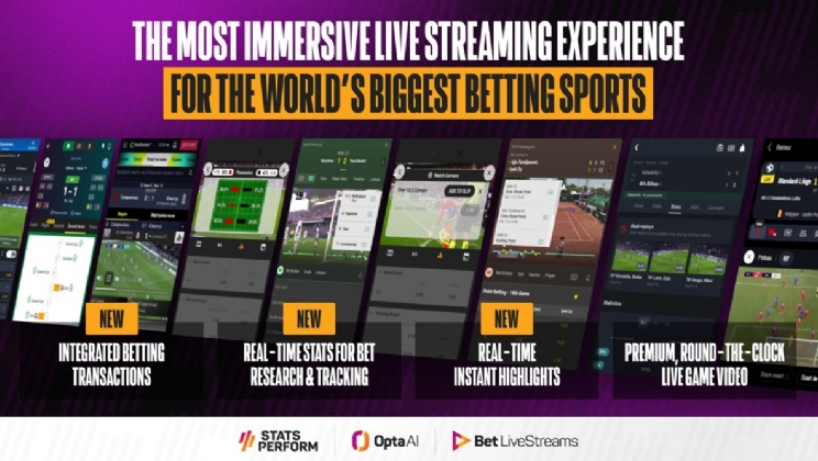 Stats Perform: Tornando o streaming ao vivo mais apostável, interativo e envolvente