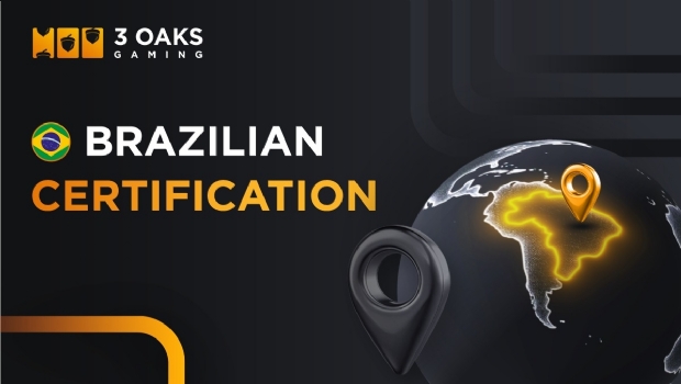3 Oaks Gaming obtém certificação para o mercado brasileiro
