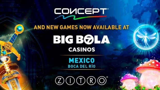 Cassino Boca del Río da Big Bola adiciona a linha de gabinetes CONCEPT da Zitro