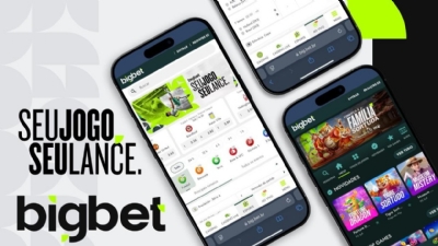 Schermata dell app Bigbet24 che mostra slot machine