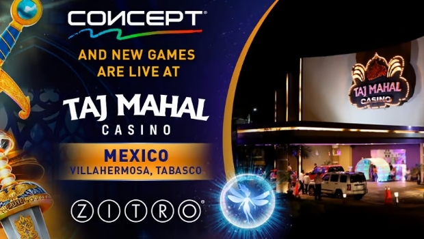 Zitro’s CONCEPT cabinets and new games now live at Mexico’s Taj Mahal casino