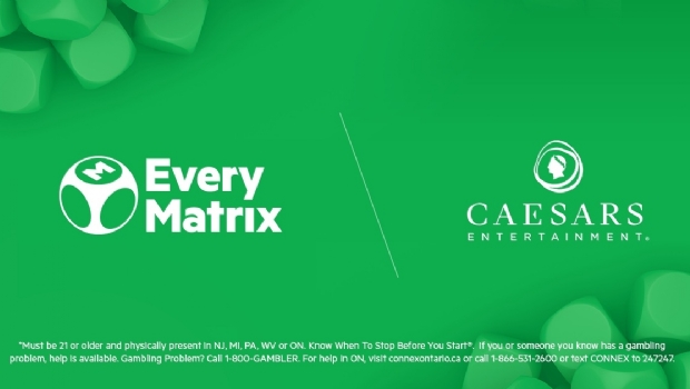 EveryMatrix conclui lançamento de conteúdo iGaming com a Caesars Entertainment