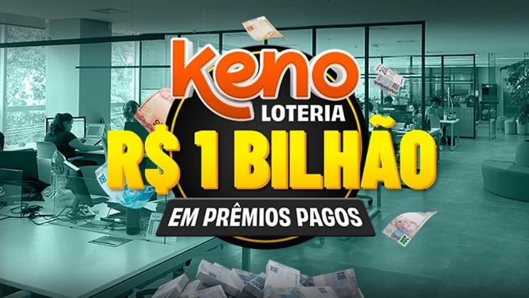 Keno Loteria comemora R$ 1 bilhão em prêmios pagos aos mineiros