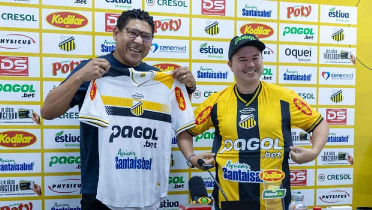 Novorizontino anuncia Pagol como novo patrocinador máster