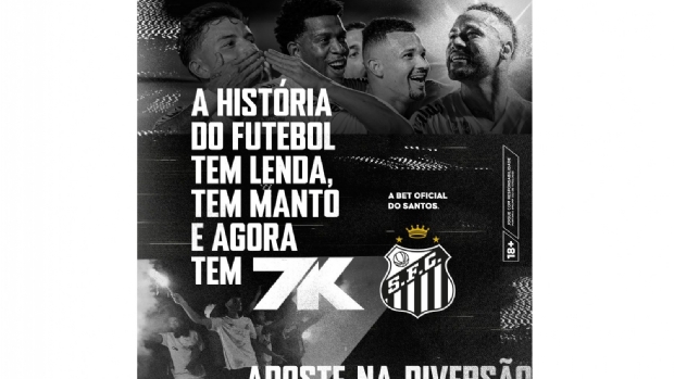 Santos signed an agreement with 7K for the master sponsorship