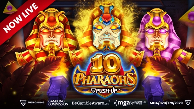 Push Gaming expande os rolos e o potencial de prêmios em ‘10 Pharaohs’