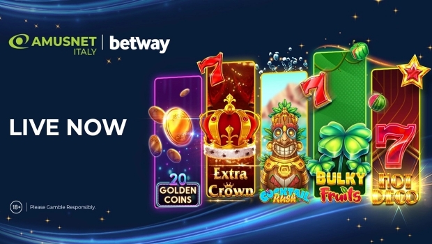 Amusnet expands Italian presence through strategic partnership with Betway