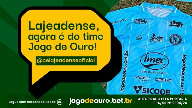 Jogodeouro.bet.br announces master sponsorship of Clube Esportivo Lajeadense in a time of renewal