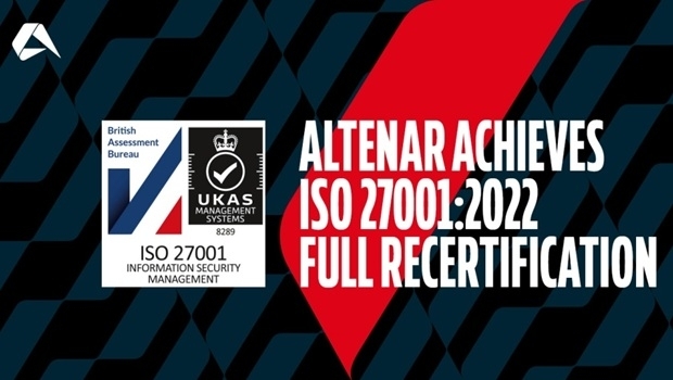 Altenar achieves ISO 27001:2022 full recertification