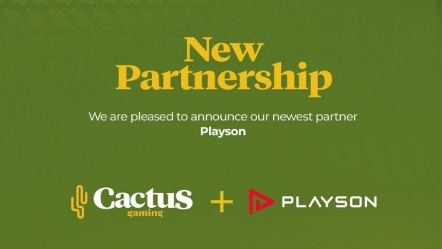 Cactus Gaming teams up with Playson in strategic content partnership