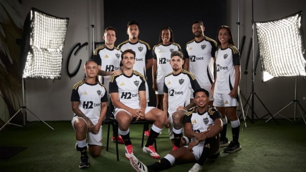 H2bet takes to the pitch with Atlético-MG in new 2025 away jersey campaign