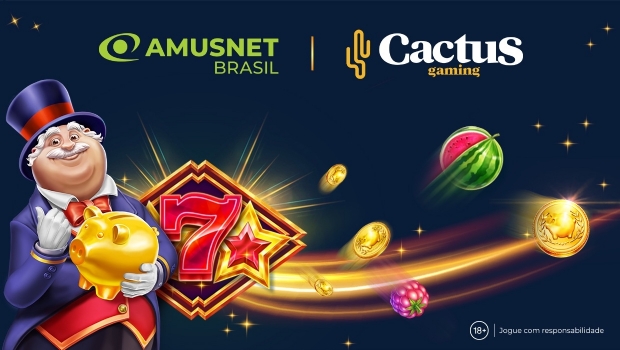 Amusnet integra-se à plataforma Cactus para fortalecer a distribuição de produtos no Brasil