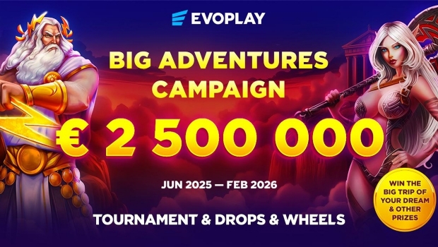 Evoplay lança torneio em rede de nove meses com premiação de € 2,5 milhões