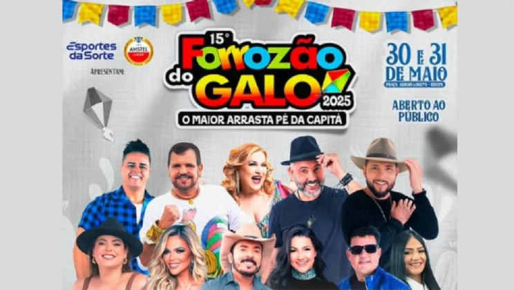 Esportes da Sorte patrocina Forrozão do Galo e Namoradrilha em festividades de São João