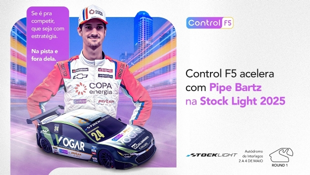 Control F5 acelera com patrocínio a Pipe Bartz na Stock Light 2025