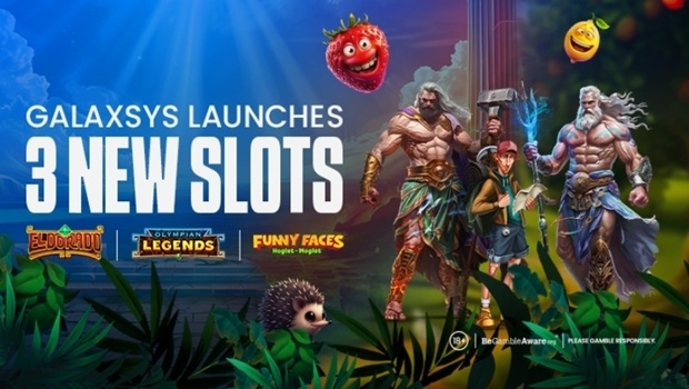 Galaxsys apresenta nova linha de produtos: 3 jogos de caça-níqueis já estão disponíveis