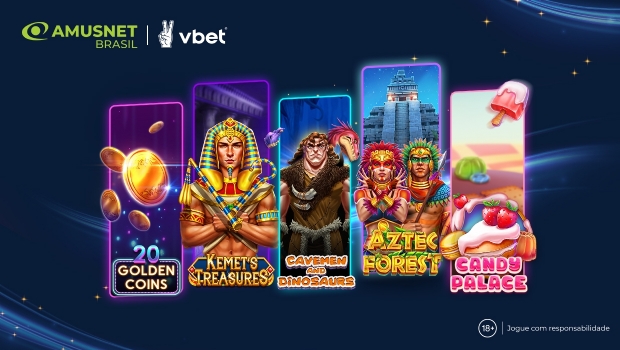 Amusnet estreia na VBET com portfólio de alto desempenho