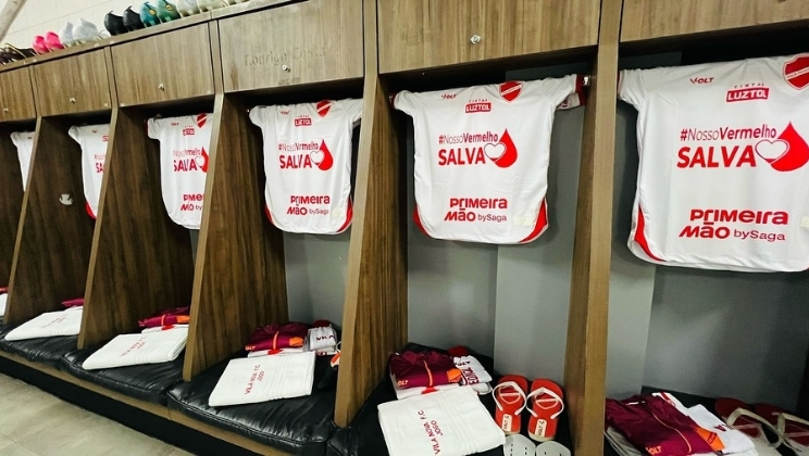 Vila Nova só voltará a jogar de vermelho após meta de campanha ser atingida na ação com a GingaBet