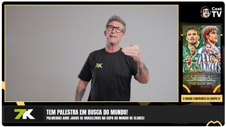 7K fecha acordo de patrocínio com a CazéTV para a transmissão de torneios internacionais