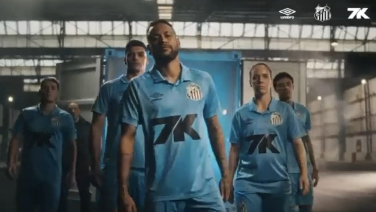 7K, Santos e Umbro lançam camisa comemorativa em homenagem a Neymar