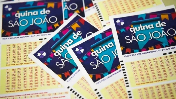 Estão abertas as apostas exclusivas da Quina de São João com prêmio estimado em R$ 230 milhões