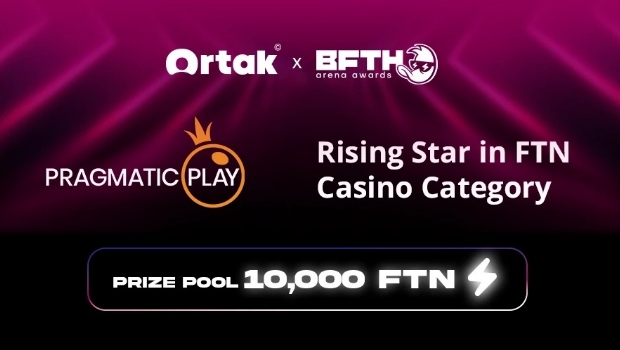 Pragmatic Play apoia "Estrela em Ascensão no Cassino FTN" no Ortak x B.F.T.H. Arena Awards 2025