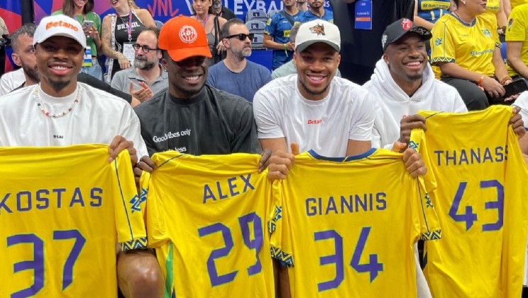 Giannis Antetokounmpo está no Brasil e vai inaugurar quadra de basquete reformada pela Betano