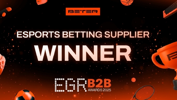 BETER vence como melhor "Fornecedor de Apostas em Esports" no EGR B2B Awards 2025