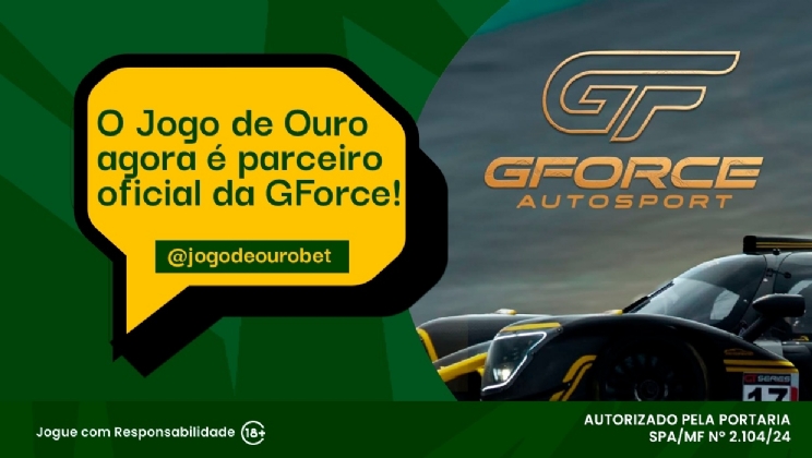 GForce Autosport fecha parceria com Jogo de Ouro e promete novas experiências no mundo dos esportes