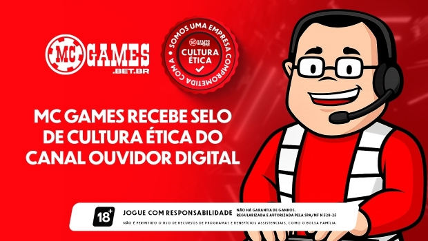MC Games tem reconhecimento do canal Ouvidor Digital e recebe selo de Cultura Ética