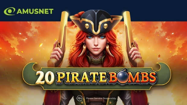 Amusnet’s latest video slot 20 Pirate Bombs ignite a treasure hunt
