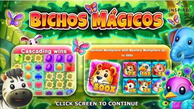 Inspired lança seu primeiro slot iGaming em português do Brasil: Bichos Mágicos