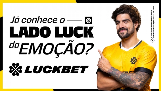 Luckbet lança campanha nacional com Caio Castro: “Vem para o lado Luck da emoção”